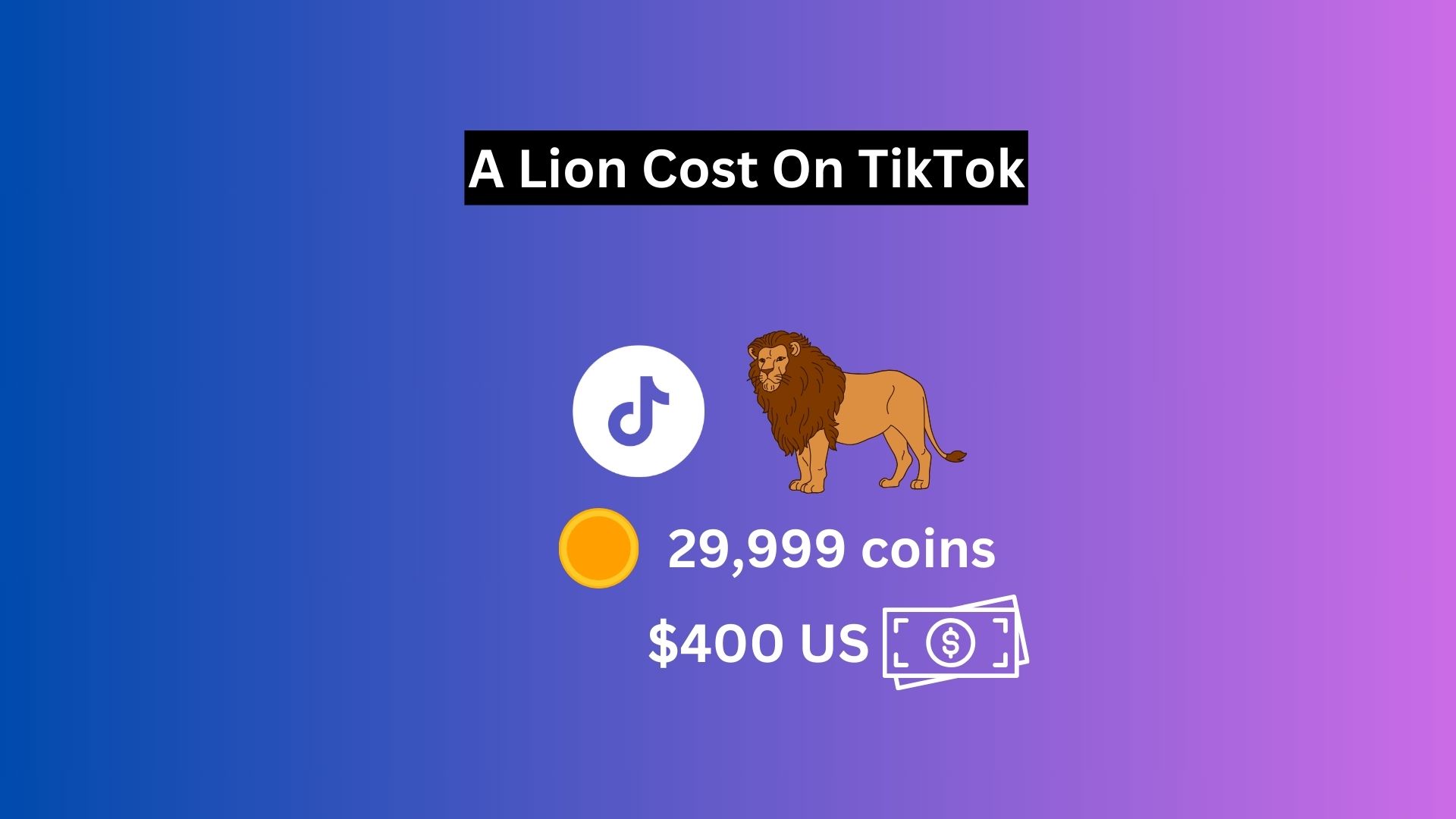 A Lion Cost On TikTok (2)