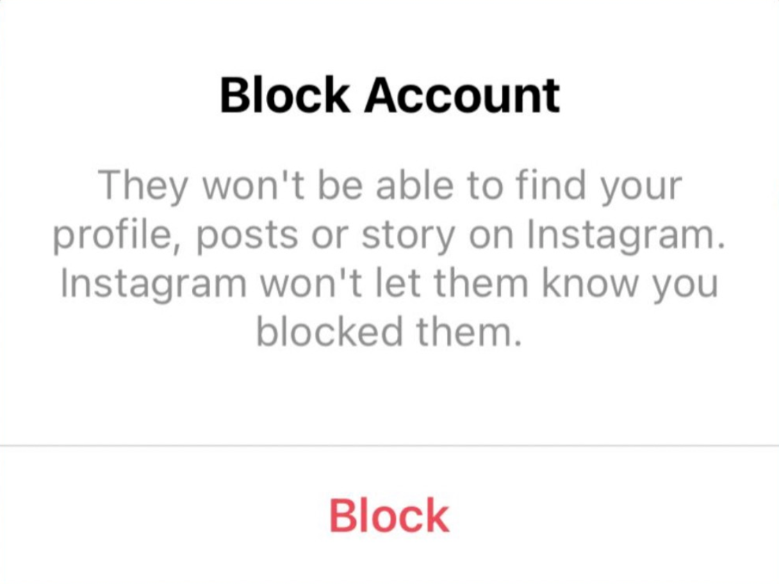 Blocking individual users on TikTok