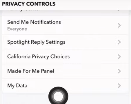 Look for 'Data Recovery' or 'My Data' in the settings menu.