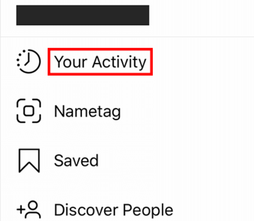 Explore Reels in the Your Activity Tab