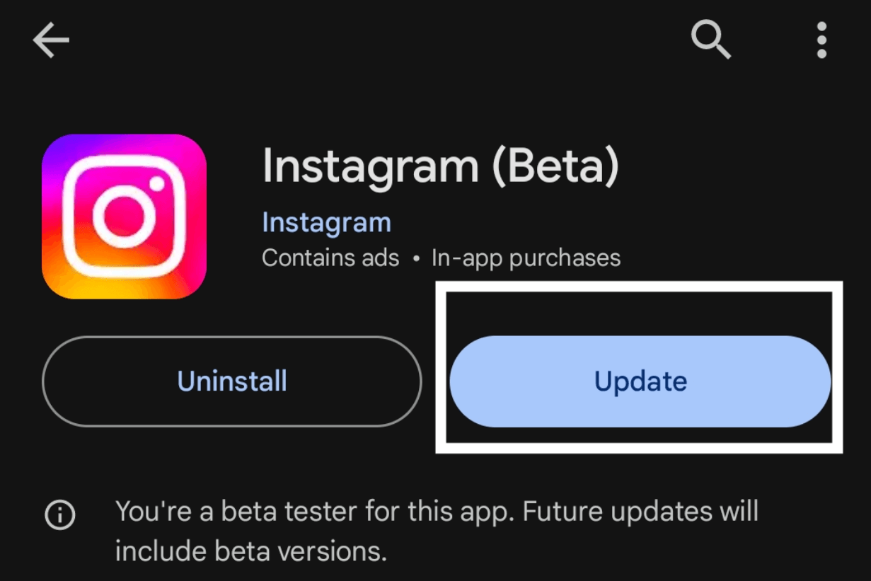 Update Instagram to the Latest Version